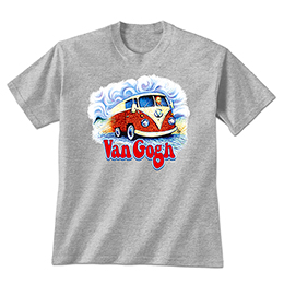Sports Grey Van Gogh T-Shirts 
