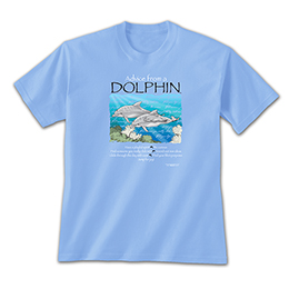 Carolina Blue Advice from a Dolphin T-Shirts 
