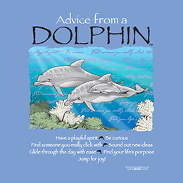 Carolina Blue Advice Dolphin T-Shirt 