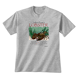 Sports Grey Advice Lobster T-Shirts 