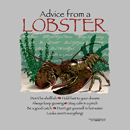 Sports Grey Advice Lobster T-Shirt 