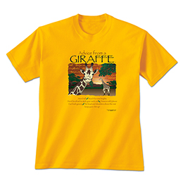 Gold Advice Giraffe T-Shirts 