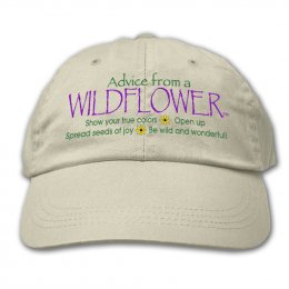 Stone Advice Wildflower Embroidered Hats 