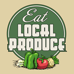 NA Eat Local Produce T-Shirt 