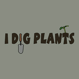 Stonewashed Green I Dig Plants T-Shirt 
