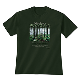 Forest Green Advice from a Woodland T-Shirts 