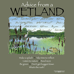 Heather Military Green Advice from a Wetland T-Shirt 