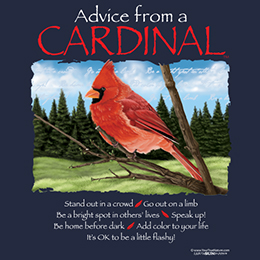 Navy Advice Cardinal T-Shirt 