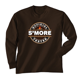 Dark Chocolate S'more Tester Long Sleeve Tees 