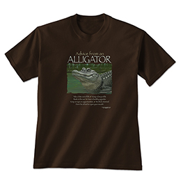 Dark Chocolate Advice From An Alligator T-Shirts 