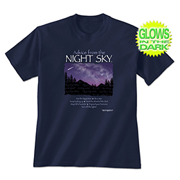 Navy Blue Advice Night Sky T-Shirt 