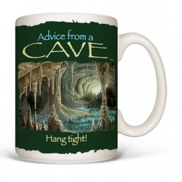 White Advice Cave Mugs 
