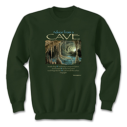 Forest Green Advice Cave Sweatshirts 