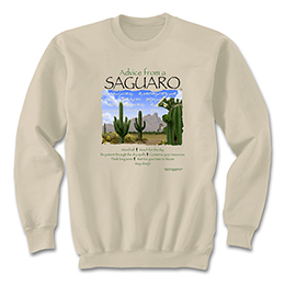 Sand Advice from a Saguaro Sweatshirts 