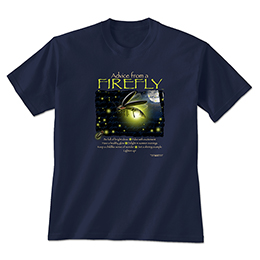 Navy Blue Advice Firefly T-Shirts 
