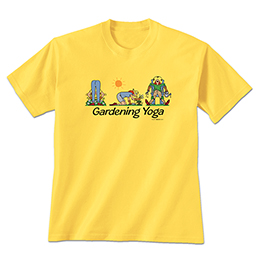 Daisy Gardening Yoga T-Shirts 