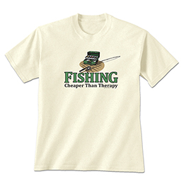 Natural Fishing Therapy T-Shirts 