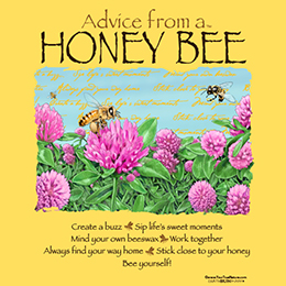 Daisy Advice from a Honey Bee T-Shirt 