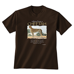 Dark Chocolate Advice Cheetah T-Shirts 