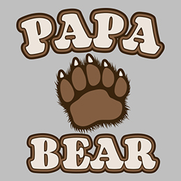 Sports Grey Papa Bear T-Shirt 
