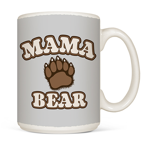 Mama Bear Personalized White Coffee Mug