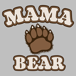 Sports Grey Mama Bear T-Shirt 