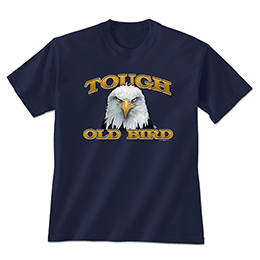 Navy Blue Tough Old Bird T-Shirts 