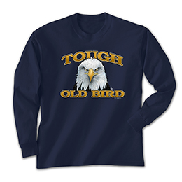 Navy Tough Old Bird Long Sleeve Tees 