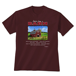 Maroon Advice from a Barn T-Shirts 