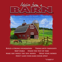 Cardinal Red Advice Barn T-Shirt 