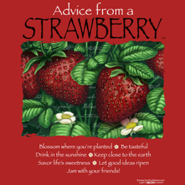 Red Advice Strawberry T-Shirt 