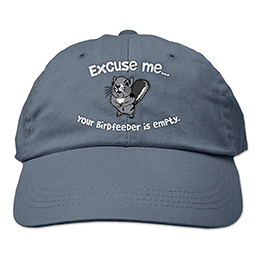 Columbia Blue Excuse Me Squirrel Embroidered Hats 