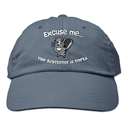 Columbia Blue Excuse Me Squirrel Embroidered Hats 