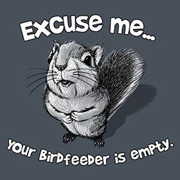Clear Excuse Me Squirrel T-Shirt 