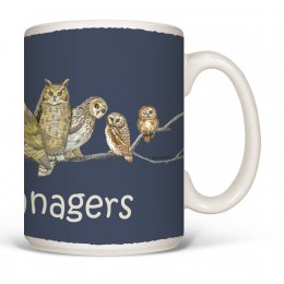 White Branch Managers Coffee Mugs 