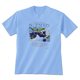 Carolina Blue Advice from a Blueberry T-Shirts 
