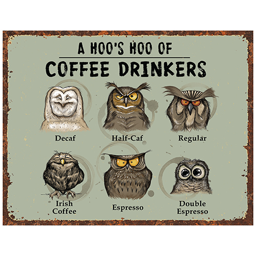 Hoo's Hoo of Coffee Drinkers