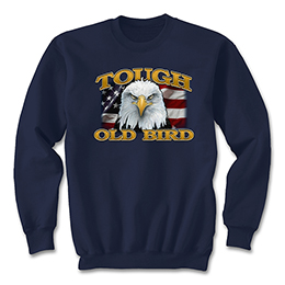 Navy Patriotic Tough Old Bird Sweatshirts 