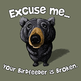 Heather Military Green Excuse Me Bear T-Shirt 