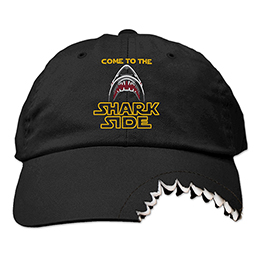 Black Shark Side Embroidered Hats 
