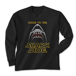 Black Shark Side Long Sleeve Tees 