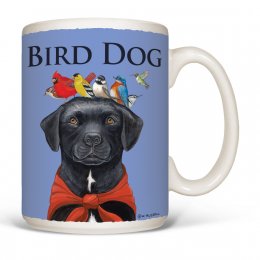 White Bird Dog Coffee Mugs 