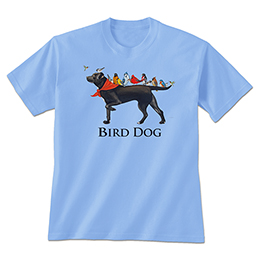 Carolina Blue Bird Dog T-Shirts 