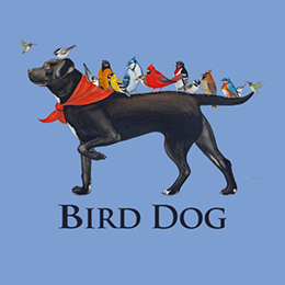 Carolina Blue Bird Dog T-Shirt 