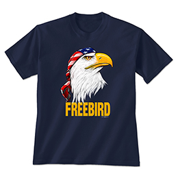 Navy Blue Freebird T-Shirts 