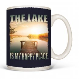 White Lake Happy Place Coffee Mugs 