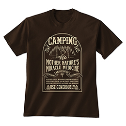 Dark Chocolate Camping Cure T-Shirts 
