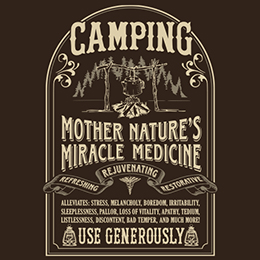 Dark Chocolate Camping Cure T-Shirt 