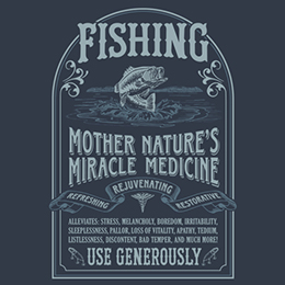 Blue Dusk Fishing Cure T-Shirt 