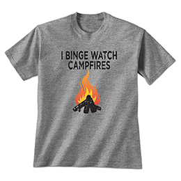 Graphite Heather Binge Watch T-Shirts 